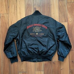 Harley-Davidson H.O.G. Vintage Bomber Jacket (XL)